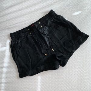 Guess Linen Paperbag Shorts